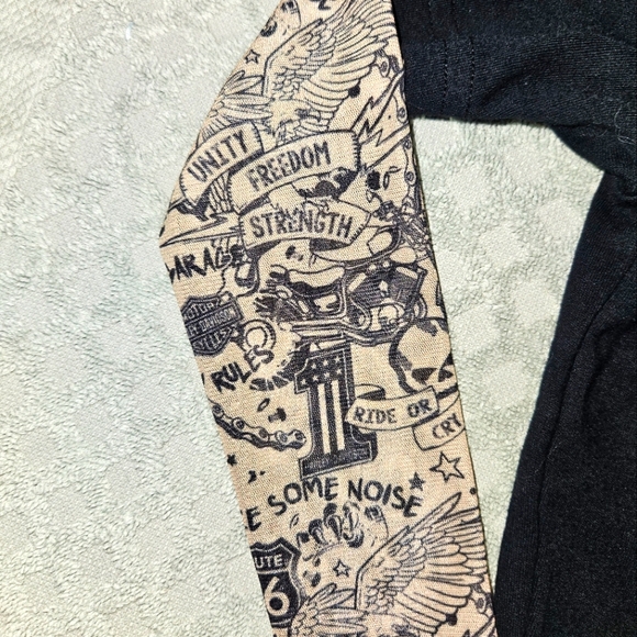 Harley Davidson T Shirt Tattoo Arm Sleeves - Picture 4 of 9